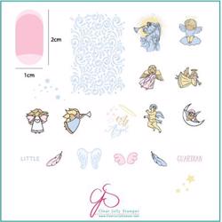 Angelic (CjSC-37), Clear Jelly Stamper, stampingplade